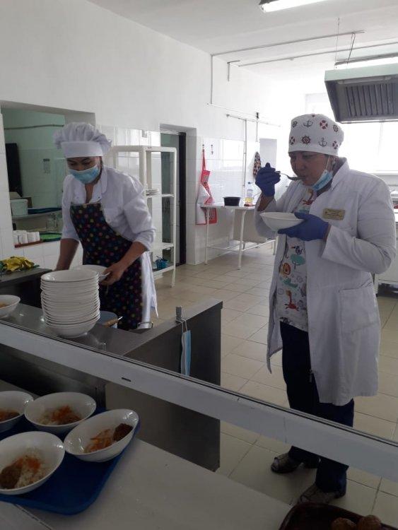 Желтоқсан айында мектеп асханасына жүргізілген зерделеу жұмыстары